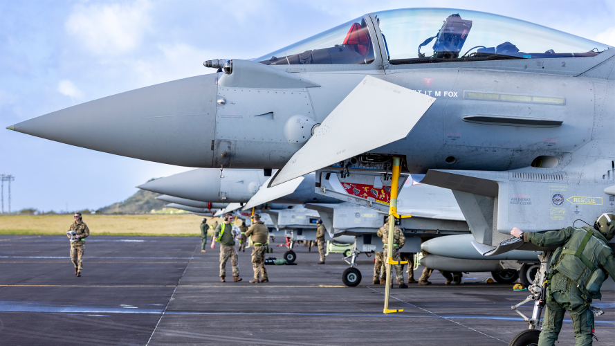 Three allies, 150 aircraft and 12,000 sq miles of skies: Ex Red